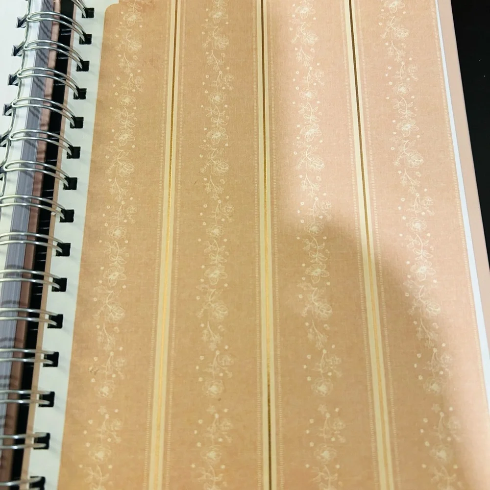 Blank journal with extras.